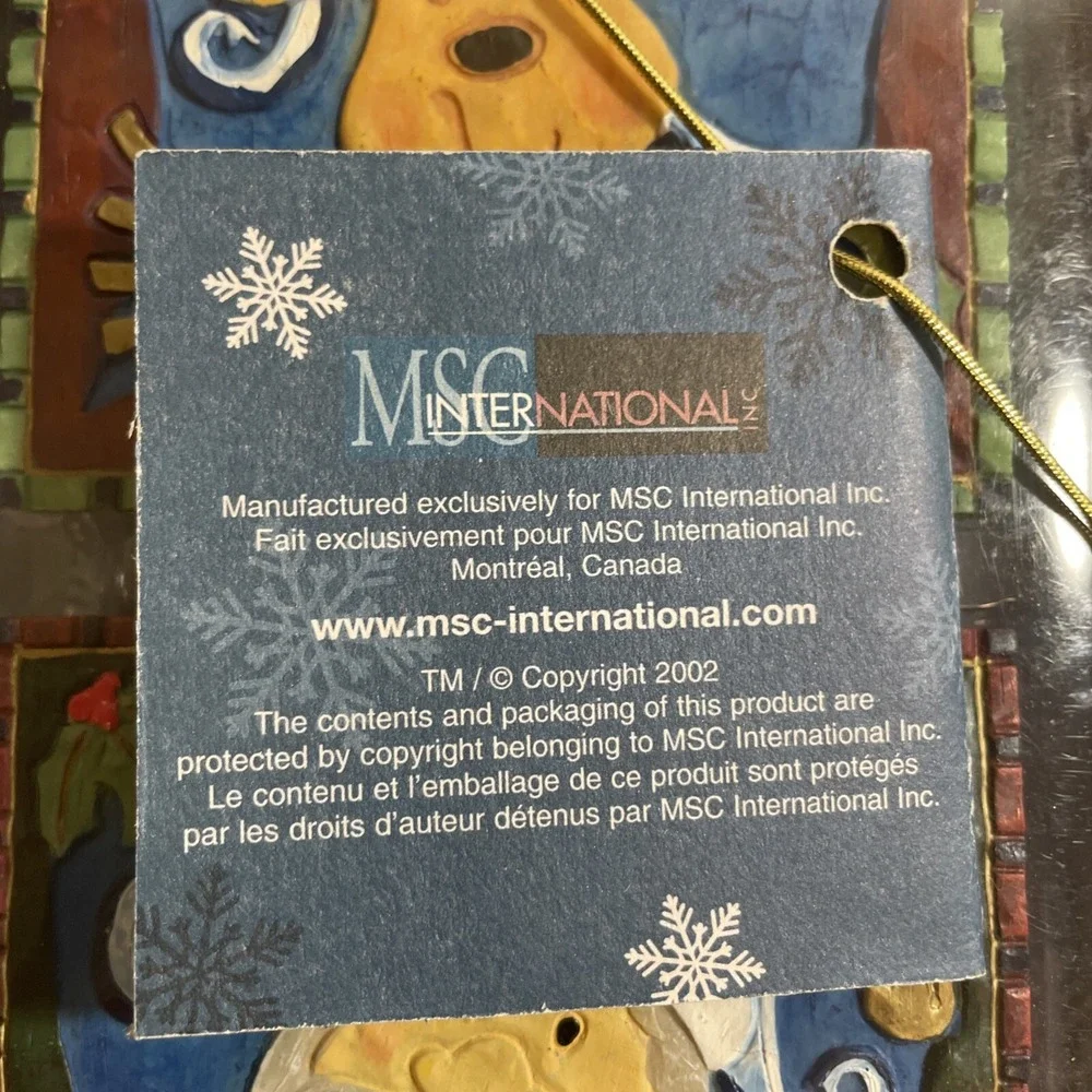 Sommelier Christmas Under Glass Coasters 4‎ Piece Set Characters Santa Snowman